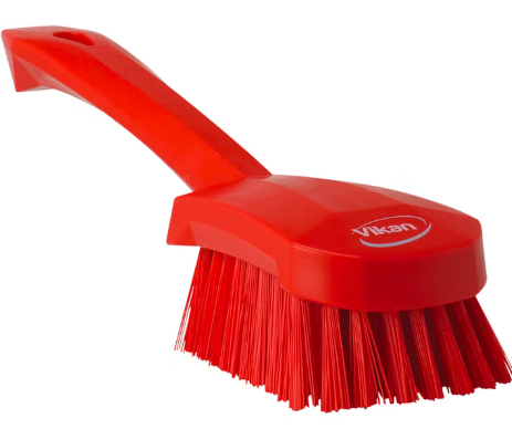 VIKAN 短柄硬毛手刷 红色，4192