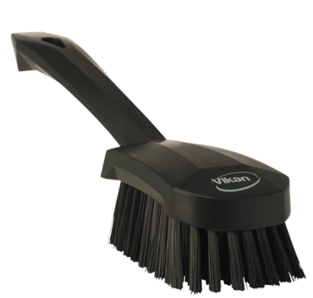 VIKAN 短柄硬毛手刷 黑色，4192