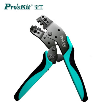 PROSKIT/宝工 7.5吋接续裸端子棘轮压着钳 CP-751C