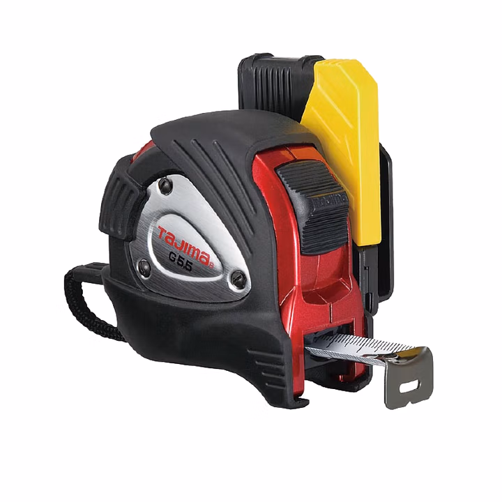 TAJIMA/田岛 GLOCKPLUS卷尺25-55（配安全别扣）JIS丙烯基双面尺带 1001-1906