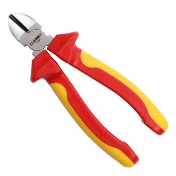GREATWALL/长城精工 双色VDE绝缘大头斜嘴钳 213917