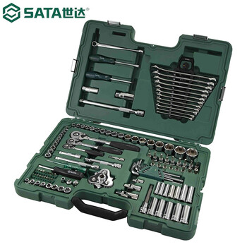 SATA/世达 120+8件6.3x10x12.5MM系列汽车维修综合组套 09014A