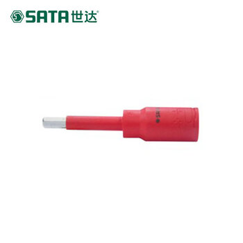 SATA/世达 12.5MM系列VDE绝缘六角旋具套筒4MM 24404