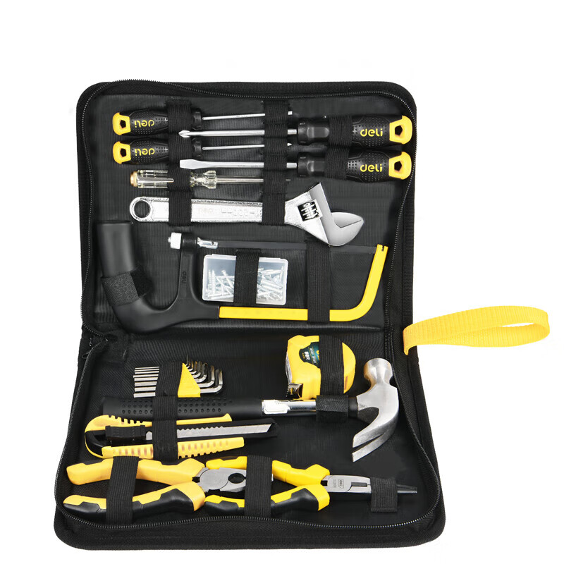 deli得力DL5921维修布包组套21件套(黑)(套)