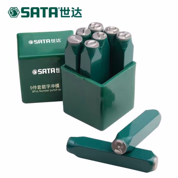 SATA/世达 9件套数字冲模3MM 90800