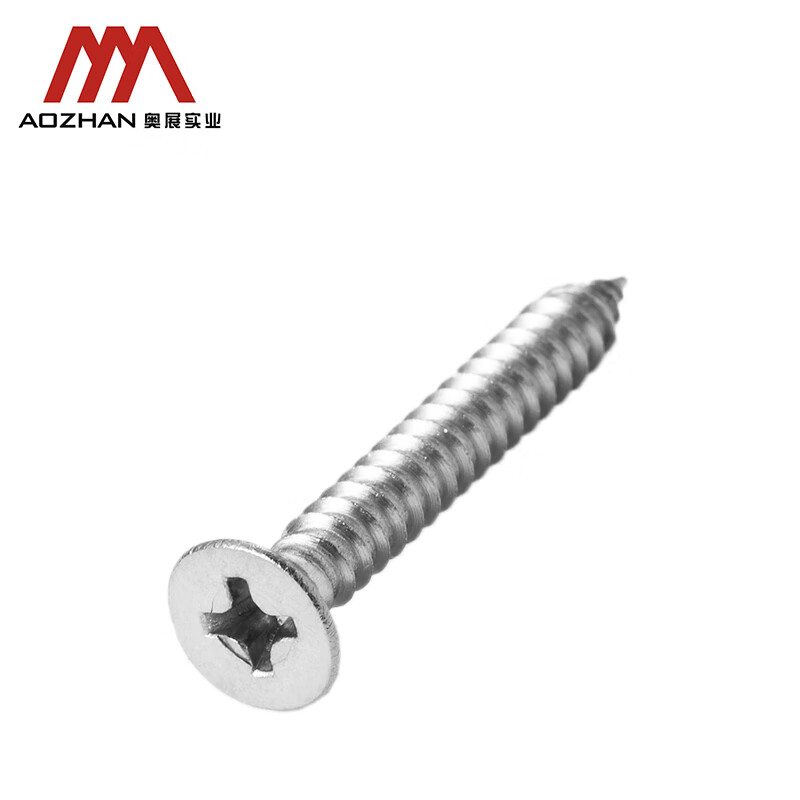 AOZ/奥展 不锈钢十字沉头自攻钉 GB846-85  316 全牙 洗白 ST3.5*16 千支
