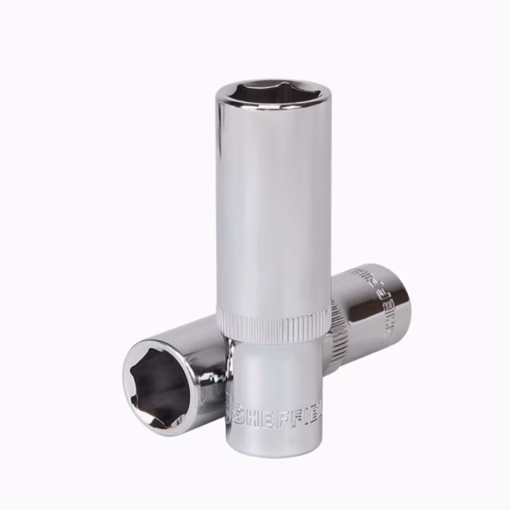 SHEFFIELD/钢盾 12.5mm系列公制6角长套筒12mm S011712