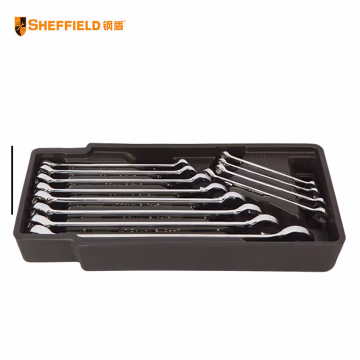 SHEFFIELD/钢盾 12件套两用扳手组套 S025027