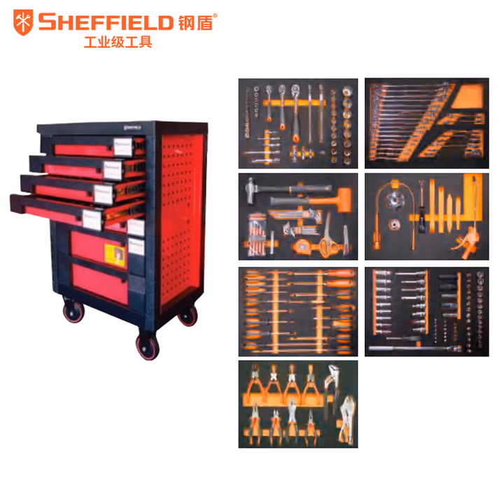 SHEFFIELD/钢盾 217件套奔驰专用工具组套 S025075