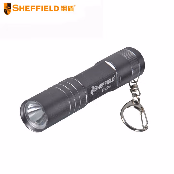 SHEFFIELD/钢盾 高强度铝合金手电筒（1节5号电池）1LED S030001