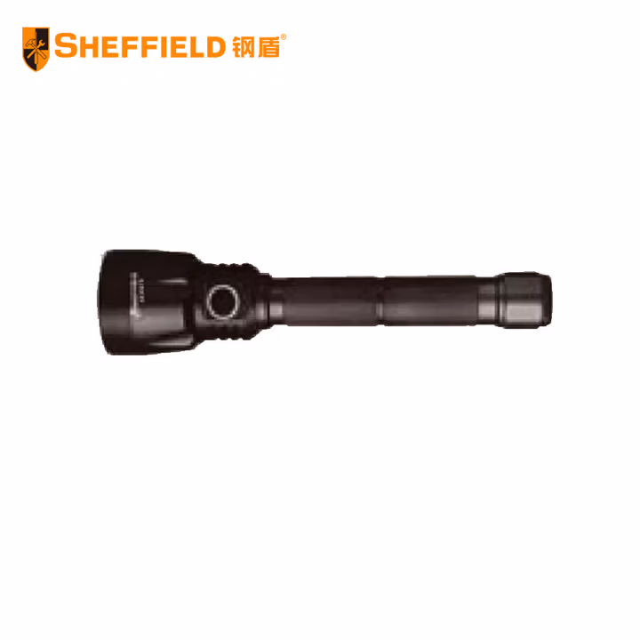 SHEFFIELD/钢盾 超远射防水充电手电筒 S030019