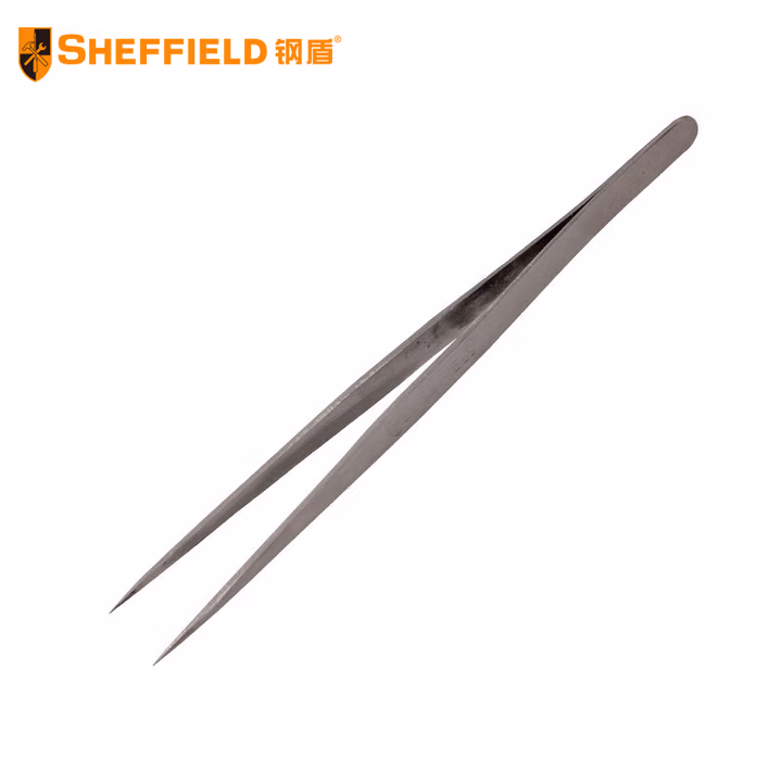 SHEFFIELD/钢盾 特尖头加长镊子 S031002