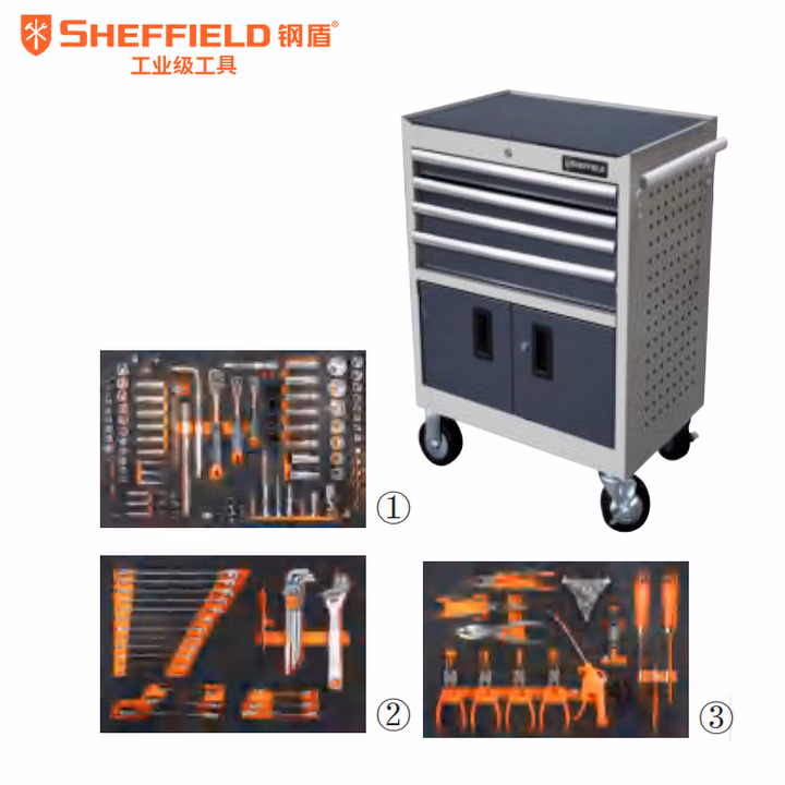 SHEFFIELD/钢盾 160件套快修快保工具组套 S025160