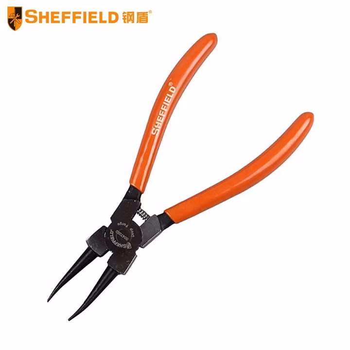 SHEFFIELD/钢盾 穴用曲口卡簧钳9