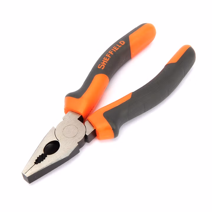 SHEFFIELD/钢盾 双色柄钢丝钳6
