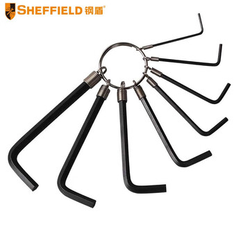 SHEFFIELD/钢盾 8件套链式内六角扳手(公制) S050018