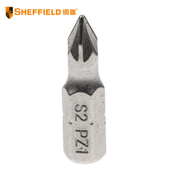 SHEFFIELD/钢盾 5件套6.3mm系列25mm长米字旋具头PZ2 S053012