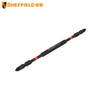 SHEFFIELD/钢盾 10件套6.3mm系列65mm长抗冲击双头十字旋具头PH2/PH2 S054011