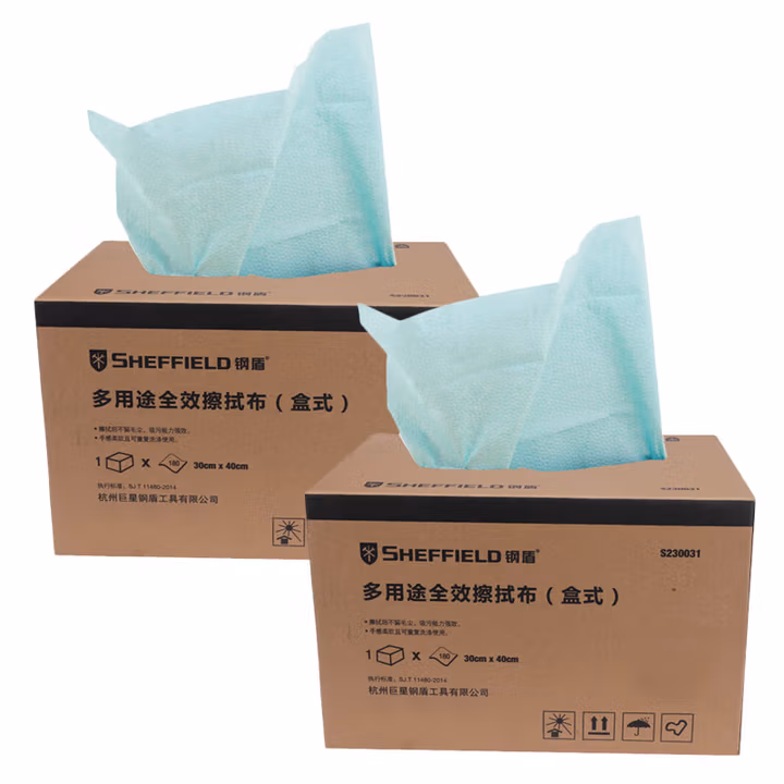 SHEFFIELD/钢盾 多用途全效擦拭布（盒式） S230031
