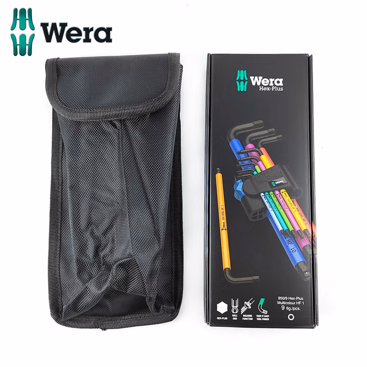 WERA/维拉 950 SPKL/9 带固持功能内六角扳手9件套 05022210001