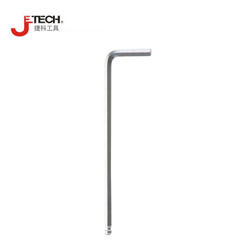 JETECH/捷科 六角对边4mm球头镀铬加长内六角 BM-4C