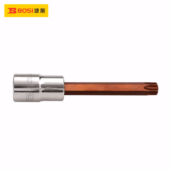 BOSI/波斯 12.5mm系列花型旋具套筒T55 L100mm BS368255