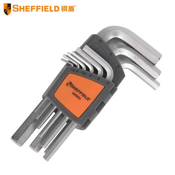SHEFFIELD/钢盾 9件套公制标长内六角扳手 S050004