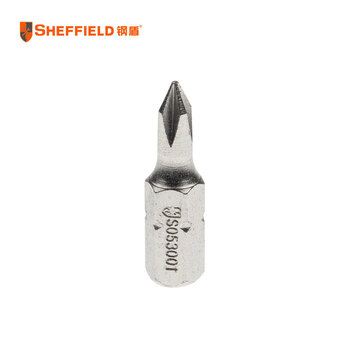 SHEFFIELD/钢盾 5件套6.3mm系列25mm长十字旋具头PH0 S053001