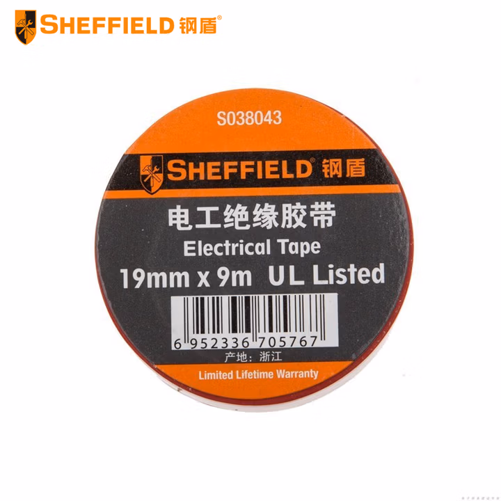 SHEFFIELD/钢盾 电工绝缘胶带（红） S038043