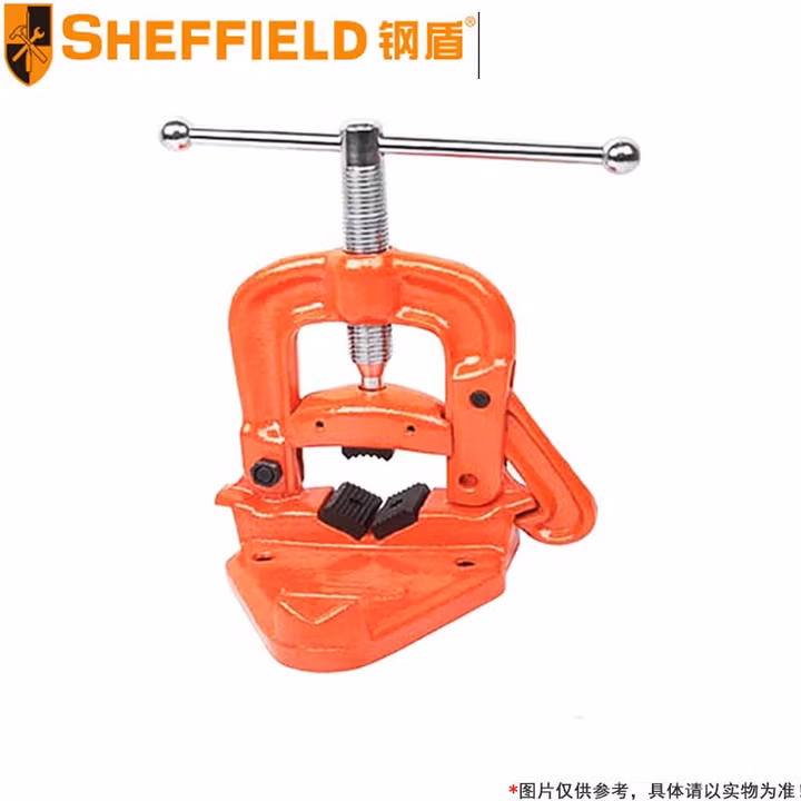 SHEFFIELD/钢盾 重型管子台虎钳3