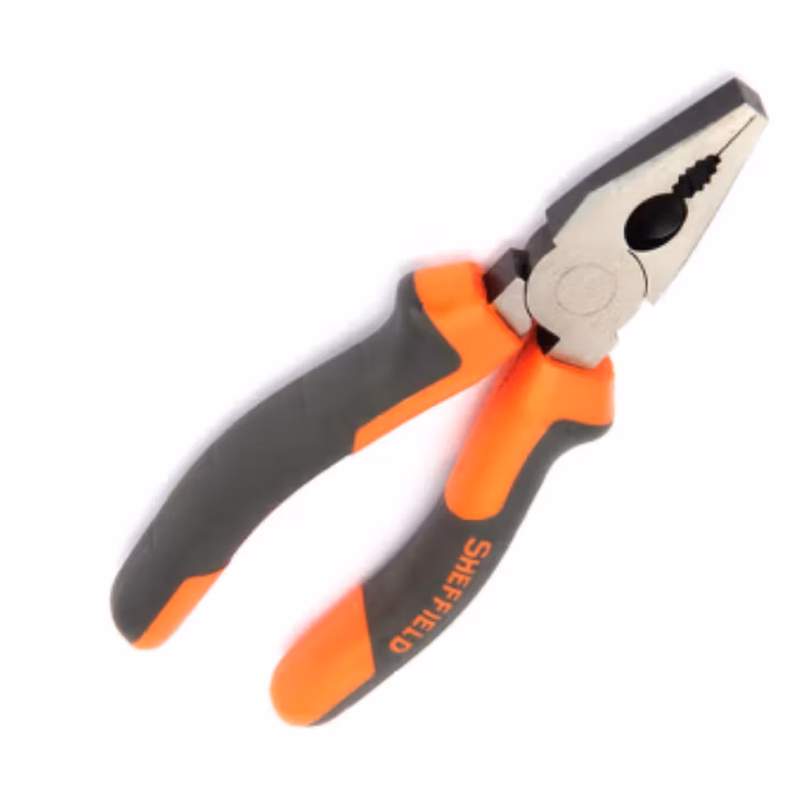 SHEFFIELD/钢盾 双色柄钢丝钳8