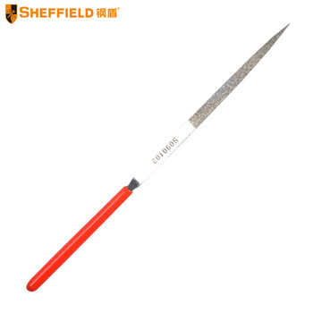 SHEFFIELD/钢盾 金刚石尖头半圆锉(3×140mm) S090102