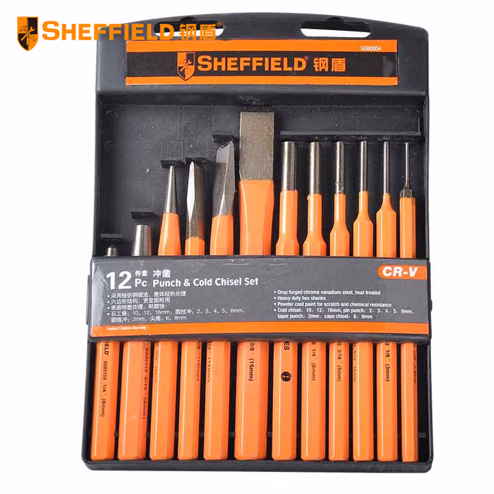 SHEFFIELD/钢盾 12件套冲凿系列 S080004