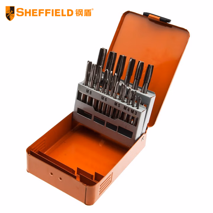 SHEFFIELD/钢盾 21件套公制高速钢丝锥组套 S133001