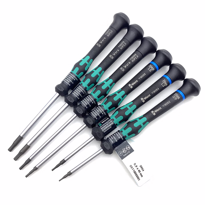 WERA/维拉 2054 Micro 精密六角螺丝刀 5/64''x60 05118078001