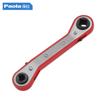 Paola/保拉 弯型双头四方棘轮扳手 8866