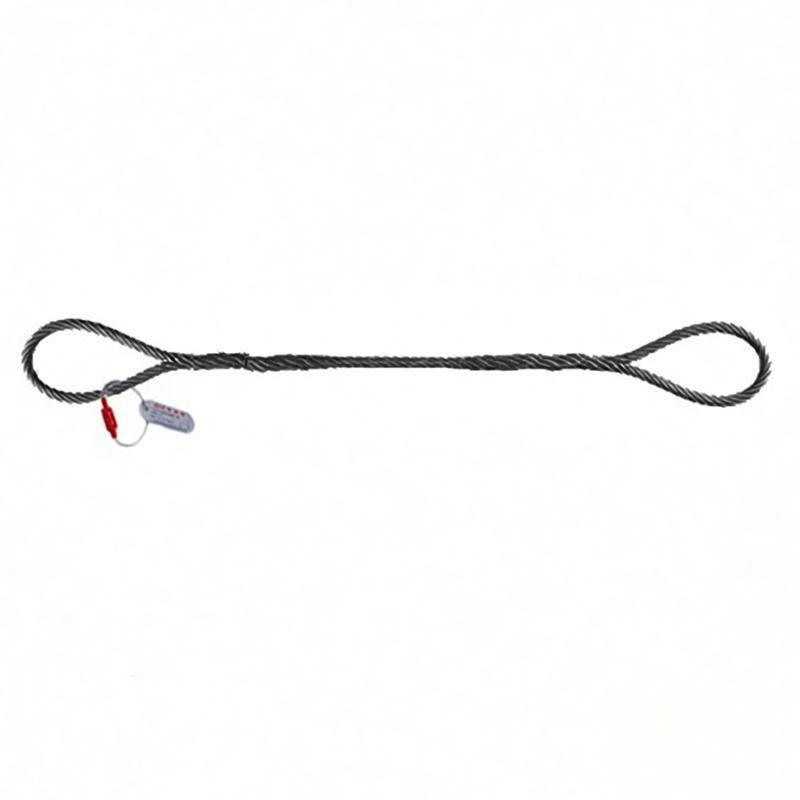 PPU/品尔优 插编麻芯光面有油钢丝绳索具 UAF06-0.27t -1m