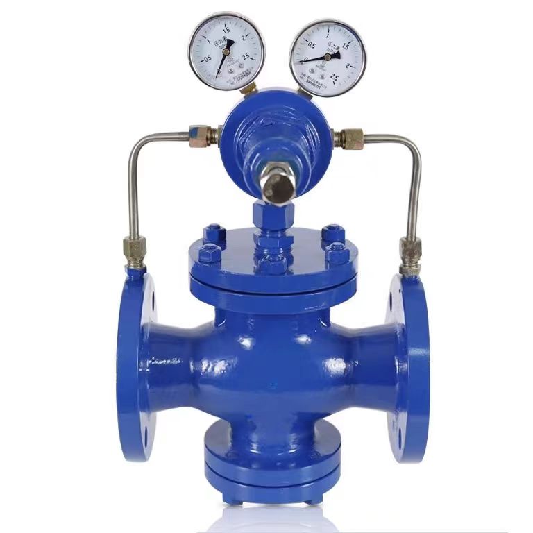 HONGKANG/宏康 YK43X系列铸钢活塞式气体减压阀 YK43X-16C-DN500