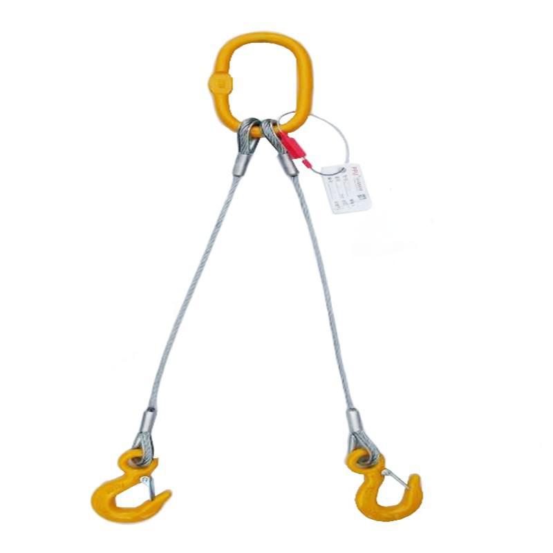 PPU/品尔优 双腿钢丝绳成套索具 UPS12-8M-1.8t