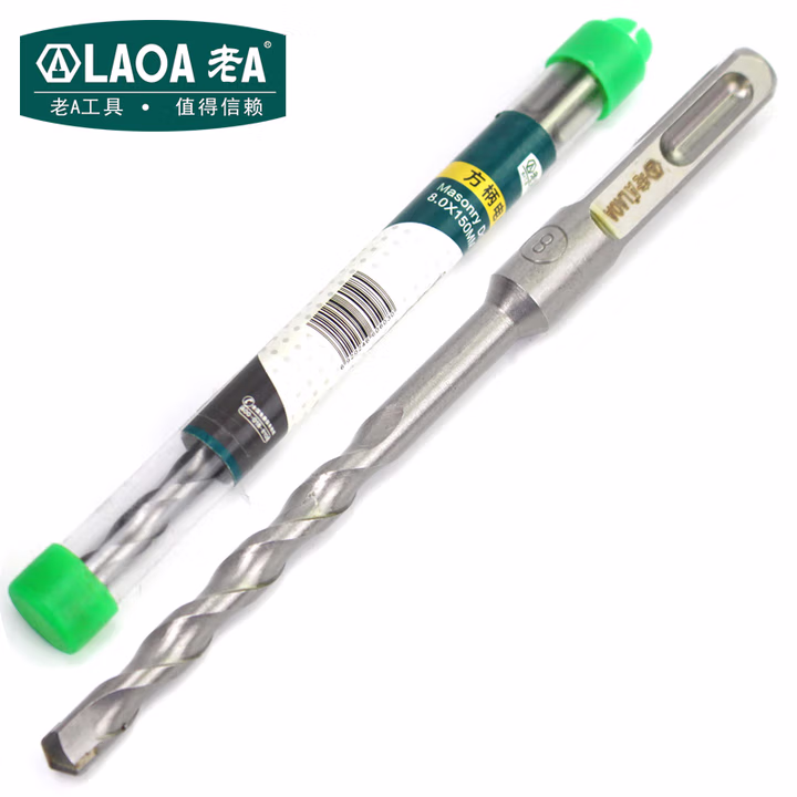 LAOA/老A 绿盖方柄电锤钻头Φ8.0*150mm LA160815-S
