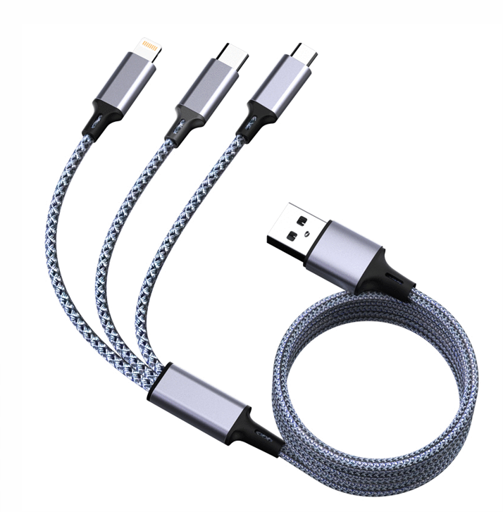 纽曼（Newmine）XS10 三合一编织充电线