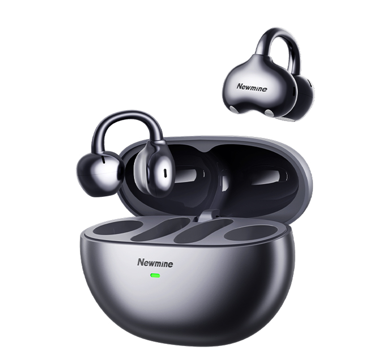 纽曼（Newmine）S6 夹耳式OWS蓝牙同声翻译耳机 黑色