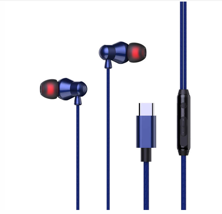 纽曼（Newmine）TP08 Type-C有线耳机 蓝色