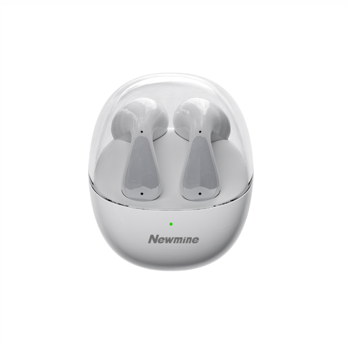 纽曼（Newmine）H61 TWS太空舱运动蓝牙耳机 白色