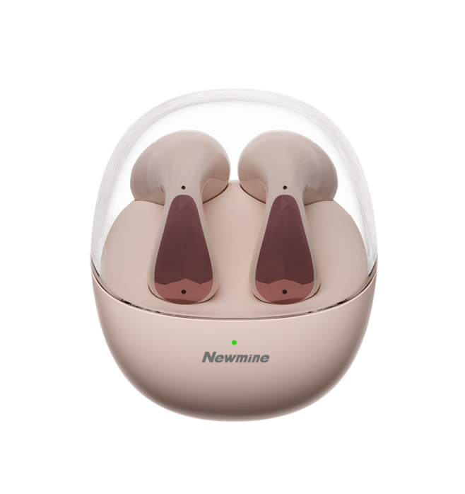 纽曼（Newmine）H61 TWS太空舱运动蓝牙耳机 卡其色