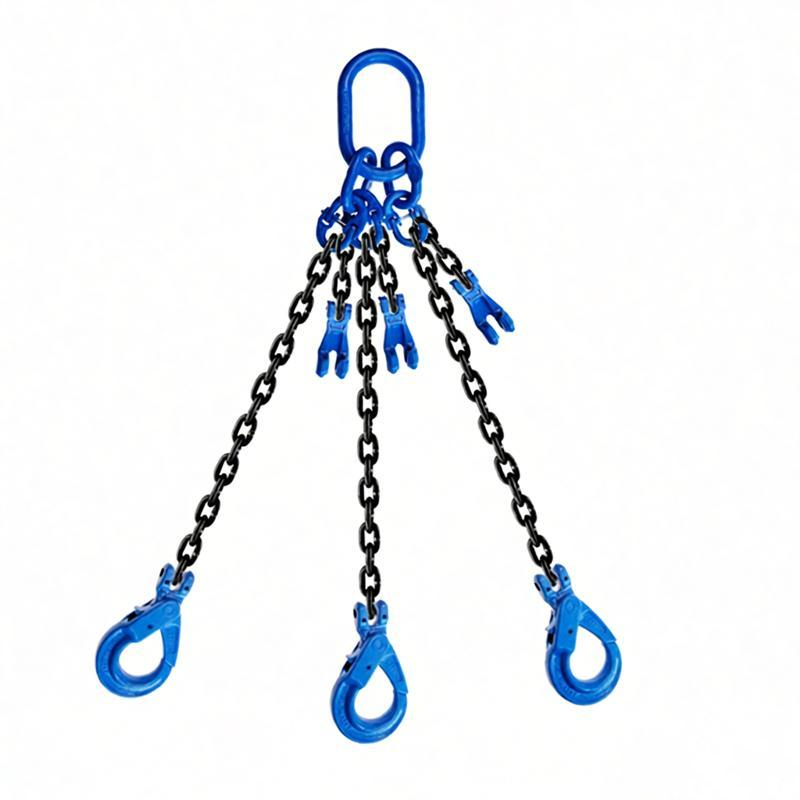 PPU/品尔优 三腿100级链条成套索具(羊角安全钩) UCG3-060-2.1t -1m