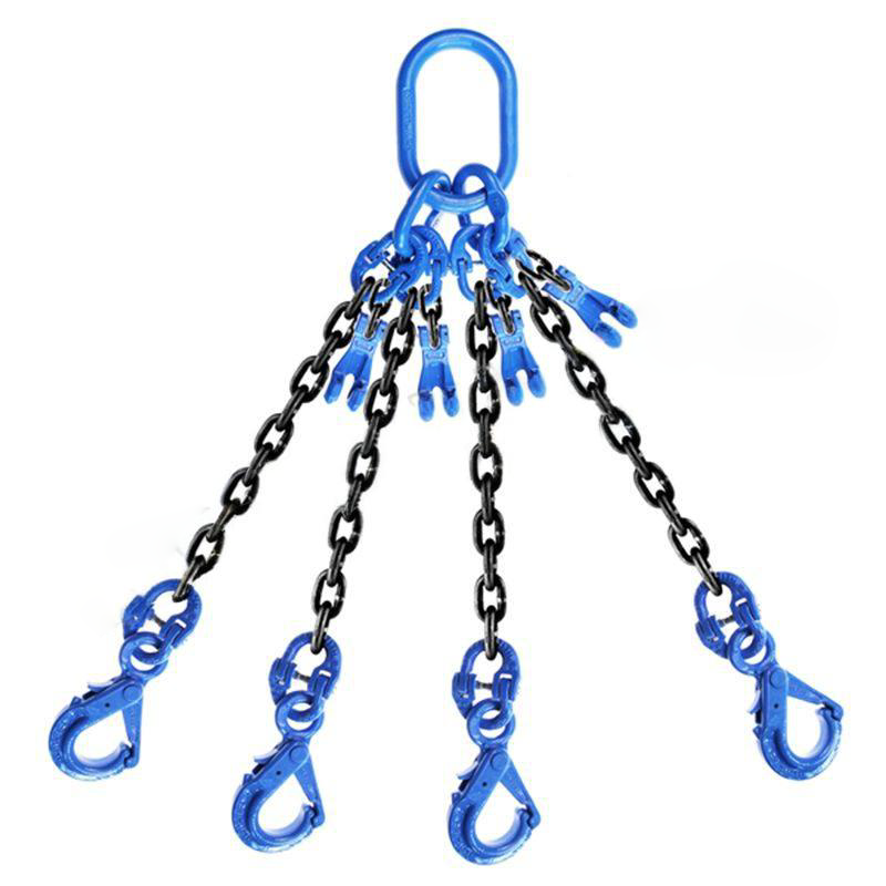 PPU/品尔优 四腿100级链条成套索具(眼型安全钩) UCG4-060-2.1t -1m