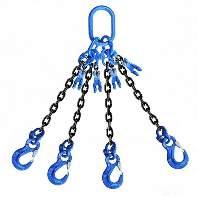 PPU/品尔优 四腿100级链条成套索具(眼型滑钩) UCG4-13带调节器 0-10.1t -2m