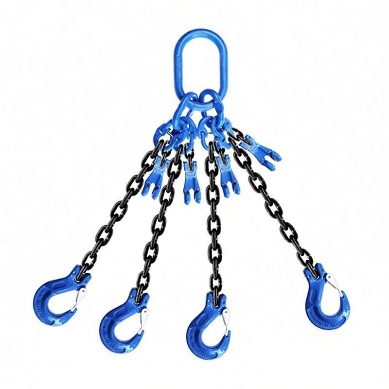 PPU/品尔优 四腿100级链条成套索具(羊角滑钩) UCG4-06带调节器 0-2.1t -1m