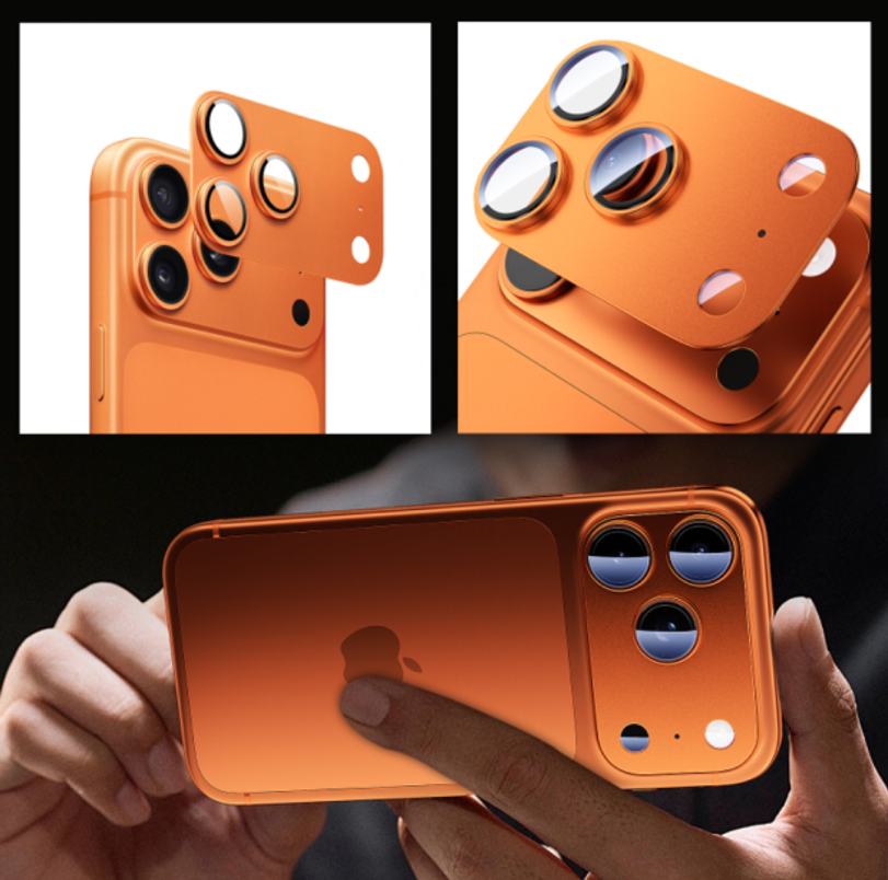 WiWU 新系列铠甲一体防护透明镜头膜 LG-012 iP17/i16 6.3（6.3寸）两粒装